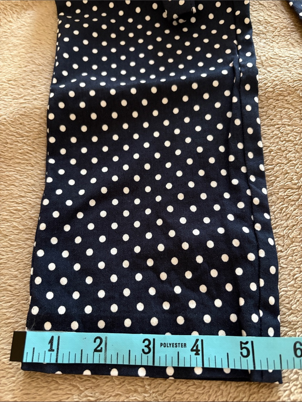 JULES & LEOPOLD Navy Polka Dot Pants - Picture 15 of 15